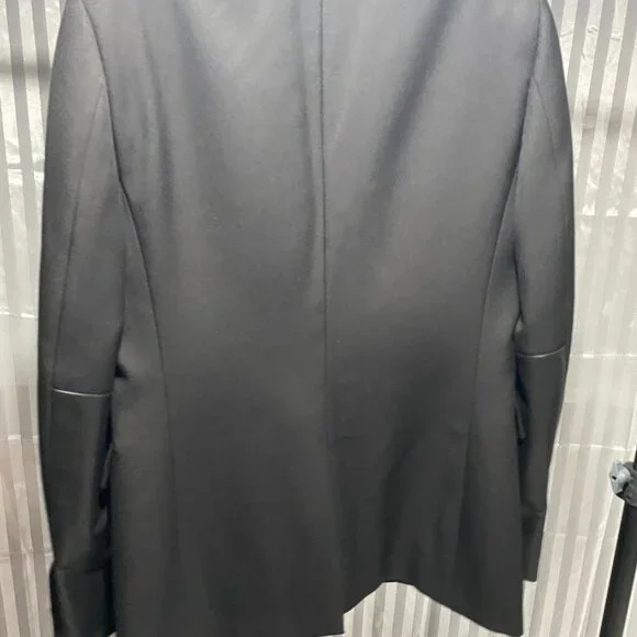 Burberry leather cuff wool blazer  (2022 Runway piece) - Picture 9 of 10